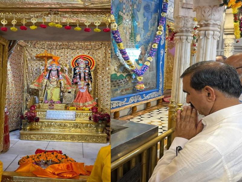 CM pays obeisance at famous Durgiana Temple
